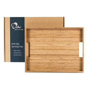 Plateau de service en mosaïque de bois recyclé artisanal, vente en gros |   Moradabad - Product Image 3
