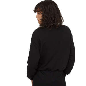 Sweat-shirt à col rond personnalisé avec impression de lettres pour l'hiver, de haute qualité, surdimensionné, pour femmes, style streetwear, pull à capuche - Product Image 3