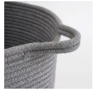 Wisdom Decor Woven <b>Basket</b> with <b>Handle</b> Handcrafted Storage Decorative for Home Organization Living Room Bedroom - Product Image 4