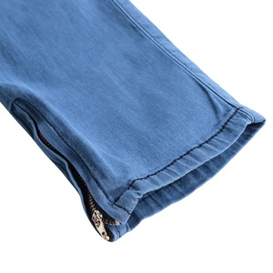 Jean en denim premium pour homme, coupe droite classique, en coton extensible, décontracté, mode, pour tous les jours, confortable, durable, cinq poches - Product Image 2