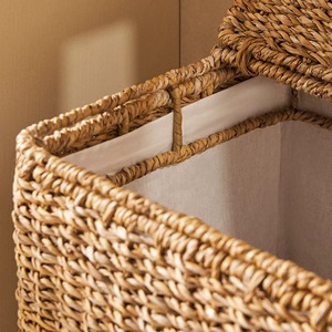 Cesta de Almacenamiento de Ropa Tejida Natural, Cesta de Almacenamiento Hecha a Mano, Venta al por Mayor, Ecológica, Hecha en Vietnam - Product Image 6