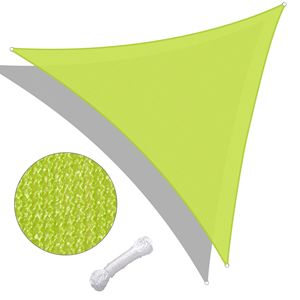 Tenda Parasole Triangolare Verde Frutta 28 X 28 X 28 Copertura Versatile per Esterni - Product Image 1