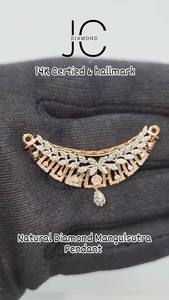 Conjunto de Colgante Doble Kundan Tanmaniya Premium, Oro de 14K, Diamante Cultivado en Laboratorio de 1.21 Ct, Joyería de Diseño, Venta al Por Mayor, OEM, Regalo de Lujo - Product Image 5