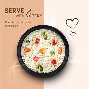 Juego de 3 Cazuelas de Acero Inoxidable Thermosteel, Combo de Recipientes Térmicos para Cocina y Comedor con Almacenamiento de Alimentos Aislado de Primera Calidad para el Hogar - Product Image 6