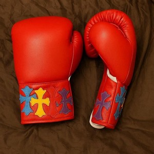 Manufacturer New Design Custom Made <b>Red</b> Boxing Gloves Lace-up Custom Competition Gloves For Adults Training & Sparring - Product Image 6