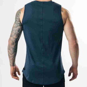 New Custom Gym Clothing Men Sleeveless Muscle Stringer Tank Top Fitness Basketball <b>Running</b> <b>Singlet</b> Stringer Tank Top - Product Image 5