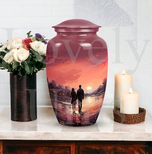Urnes commémoratives pour couples, grand récipient pour cendres humaines d'adultes, urne funéraire décorative, souvenir, hommage, commémoration - Product Image 4