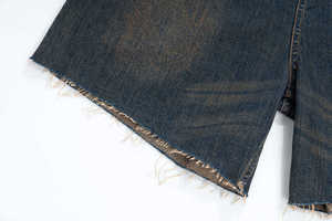 <b>Men's</b> Cotton Canvas Breathable Casual <b>Short</b> Pant <b>Jeans</b> <b>Shorts</b> High Quality Custom Design Back Logo Accepted - Product Image 5