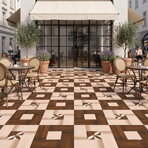 Color 5054 600x600mm Porcelain Exterior <b>Outdoor</b> <b>Floor</b> Tiles Modern Antibacterial Residential Commercial Retail Building Project - Product Image 1