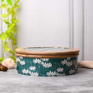 Couvercle de casserole classique en bois résistant à la chaleur pour toutes les cuisinières, compatible lave-vaisselle, diamètre 20 cm, écologique - Product Image 2