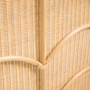Cabecero de Cama Ecológico Tejido a Mano de Ratán, Diseño Minimalista en Arco, Cabecero Hecho a Mano de Caña Natural, Muebles de Dormitorio al por Mayor - Product Image 4