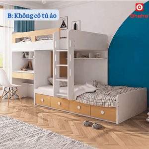 Lit superposé intelligent Ohaha avec armoire et bureau - GTTM025 - Product Image 2