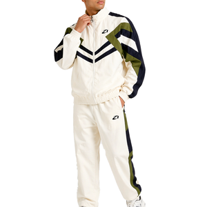 Chaqueta y Pantalones Deportivos de Invierno para Hombre, Personalizados OEM, con Panel Frontal, Impermeables, Reflectantes, de Nailon y 100% Algodón, Talla Grande, con Cremallera y Capucha - Product Image 6