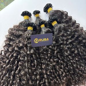 ผมต่อแบบปลายแบน Rusa Hair เวียดนามแท้ แบบสั่งทำพิเศษ Super Double Drawn เย็บด้วยเครื่องจักรแบบ Double Weft ขนาด 10-34 นิ้ว ขายส่ง - Product Image 5
