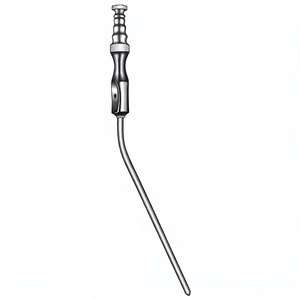 Tube d'aspiration Frazier 19 cm / 7-1/2 pouces de diamètre 2,3 mm Fr 07 Instrument chirurgical de précision pour l'aspiration efficace des fluides - Product Image 3