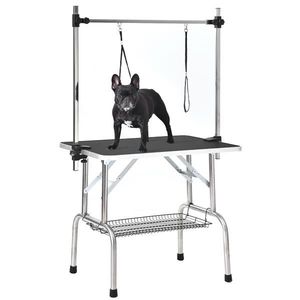 36-Inch Professional Heavy Duty Portable <b>Dog</b> Pet Grooming <b>Table</b> with Adjustable Arm Noose Mesh Tray - Product Image 6
