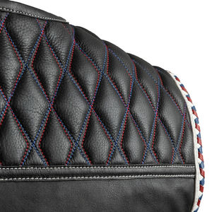 Gilet moto en cuir véritable pour homme, sans col, avec laçage latéral, vêtement d'extérieur d'hiver, couleur unie, style col en V, avec étiquette personnalisée - Product Image 6