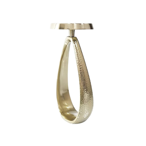 เชิงเทียนอะลูมิเนียมเคลือบทองคำ ดีไซน์ทันสมัย ตกแต่งบ้าน สินค้าขายดีล่าสุด ทำด้วยมือ รับสั่งทำตามแบบ - Product Image 1