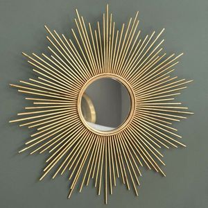 Handmade Decorative Metal Wall <b>Mirror</b> Premium Quality <b>Hanging</b> Accent For Modern Living Space Decoration - Product Image 5