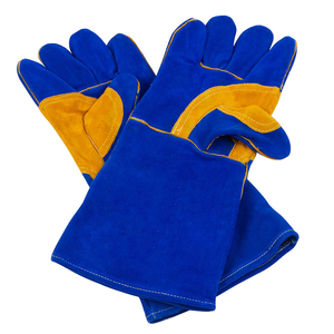 Guantes de Soldadura Resistentes al Calor y a los Cortes con Textura de Grano, Palma Reforzada, Cómodos para Soldadura MIG/TIG - Product Image 2