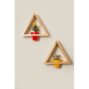 Étagères murales en bois, style simple et naturel, pour rangement flottant, décoration nordique pour la maison, chambre, salon, bureau - Product Image 5