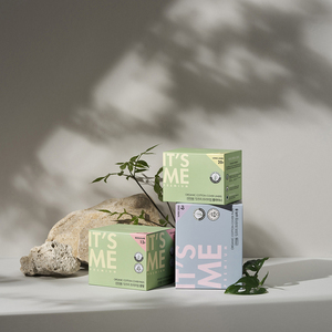 [Its Me] Toalla Sanitaria de Algodón Orgánico de Alta Absorción, Paquete Grande de 10 Unidades, para el Cuidado Diario de la Higiene Femenina - Product Image 2