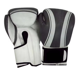 Gants de boxe professionnels en cuir de vachette noir de haute qualité, personnalisables, 8 oz, 10 oz, 12 oz, avec poignet réglable, pour arts martiaux - Product Image 2