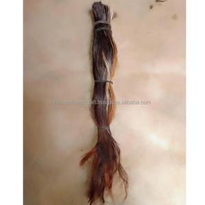 Best Quality Buffalo Natural <b>Black</b> Tail <b>Hair</b> Real Buffalo Ox Cow and Bull Tail <b>Hairs</b> From India for <b>Brush</b> Making Purpose - Product Image 2