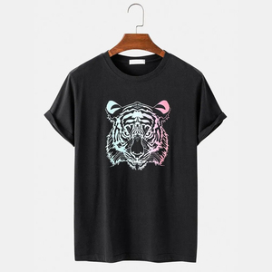 เสื้อยืดผู้ชายแฟชั่นใหม่ คุณภาพสูง ระบายอากาศได้ดี ผ้าฝ้าย 100% ผ้าแคนวาสเนื้อแน่น สไตล์ลำลอง สตรีทแวร์ แห้งเร็ว เป็นมิตรกับสิ่งแวดล้อม รับสกรีนโลโก้ - Product Image 2