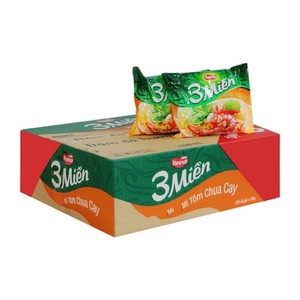 Fideos Instantáneos Fritos con Carne de Res y Hierbas, Marca Vietnam, 3 Mien Gold, 65g/paquete, Precio Bajo al por Mayor - Product Image 4
