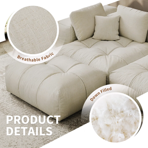COMPRESSION <b>SOFA</b> Living Room Contemporary MD22 Sectional <b>Sofa</b> OEM brand name High Density Sponge 1 Year - Product Image 4