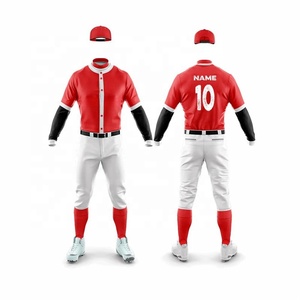 Conjuntos de uniformes de béisbol impresos personalizados Jersey transpirable con impresión por sublimación Uniforme completo - Product Image 5