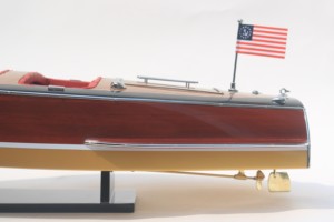 CENTURY SEA MAID DOUBLE BARREL 1942 - Handcrafted Wooden American Speedboat Model for Home <b>Decor</b> Business Gift - Product Image 6