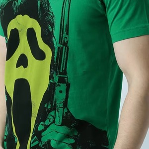 Camiseta de Algodón al por Mayor, 260 Gramos, Cuello Redondo, Manga Corta, Lisa, Diseño Personalizado con Costuras en Contraste - Product Image 6