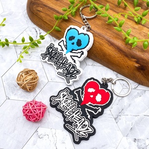 2D Design Soft PVC <b>Keychain</b> <b>Custom</b> Logo, PVC Rubber <b>Keychain</b> Manufacturer - Product Image 2