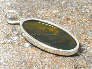 Colgante de Plata de Ley 925 con Granate, Chapado en Oro, Joyería Artesanal con Piedras para Collar de Compromiso - Product Image 5