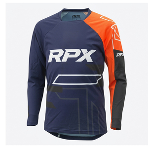 เสื้อมอเตอร์ครอส RPX แบบสั่งทำพิเศษ พิมพ์ลายโลโก้สีตามสั่ง ดีไซน์ใหม่ แห้งเร็ว คุณภาพสูง สำหรับขี่มอเตอร์ไซค์วิบาก - Product Image 1
