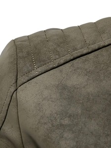 Chaqueta de Cuero Genuino para Hombre, Colección de Ropa Exterior Moderna, Cómoda y Duradera, Estilo Urbano Premium - Product Image 4
