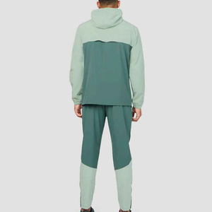 Ensemble de survêtement coupe-vent léger à capuche pour homme, design personnalisé, fermeture éclair, 100 % nylon respirant, vêtements de sport pour homme - Product Image 2