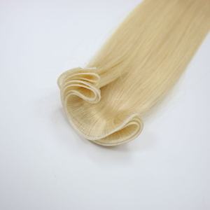 Vente en gros de cuticules de trame de cheveux humains vierges bruns blonds ondulés naturels Genius du Vietnam - Product Image 2