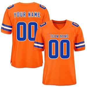 2k26 Nouveau style de maillot de football américain personnalisé pour hommes, col en V, manches courtes, uniforme d'équipe, chemise de sport performante - Product Image 1