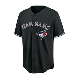 Custom premium quality Baseball Jersey Men Team Uniform Button Up short sleeve Shirt Breathable <b>Athletic</b> Apparel Sports Wear OEM - Product Image 1