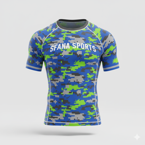 เสื้อรัดรูปแขนยาวสำหรับฝึกซ้อม MMA BJJ แบบยูนิเซ็กซ์ ระบายอากาศได้ดี UPF50+ เป็นมิตรกับสิ่งแวดล้อม แห้งเร็ว ป้องกันรังสียูวี - Product Image 2