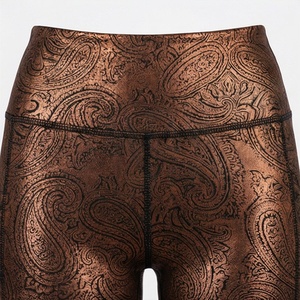 Best Design Women's Polyester Gym Yoga Leggings New Arrival High Quality <b>Light</b> Weight Casual Style Mid Waist Custom Logo - Product Image 4