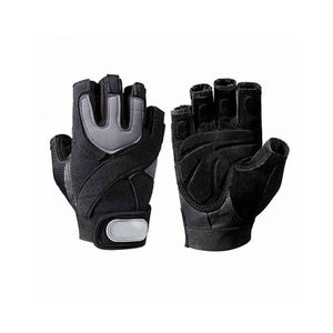 Non <b>Slip</b> Neoprene Weightlifting Gloves Durable Wrist Support Breathable <b>Half</b> Finger for Powerlifting - Product Image 4