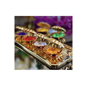 Cozze modello di ostriche zuccheriera in metallo porta Macaron lato caffè porta delizia turco Dragee Set 6 pezzi cozza modello - Product Image 1