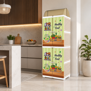 Estante de plástico para platos Nandos Healthy Food con drenaje de agua, adecuado para organizar la cocina y almacenar utensilios/cubiertos. - Product Image 1
