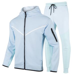 Conjunto Deportivo Informal de Corte Regular, Transpirable, Chaqueta con Cremallera y Pantalones de Poliéster para Hombre, para un Estilo Deportivo y de Alto Rendimiento - Product Image 1