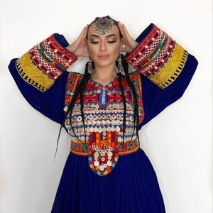 Fabricant professionnel de vêtements afghans Kuchi vintage sur mesure pour femmes, robes traditionnelles tribales afghanes Kuchi pour femmes - Product Image 2