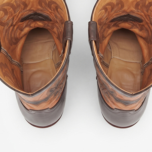 Men <b>High</b> Quality Leather Western Boots Custom Embroidery Men Leather Cowboy Boots Men Genuine Leather <b>Knee</b> <b>High</b> Cowboy Boots - Product Image 5